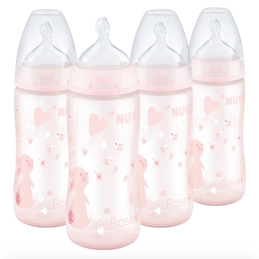 NUK Smooth Flow Anti Colic Baby Bottle Set of 4